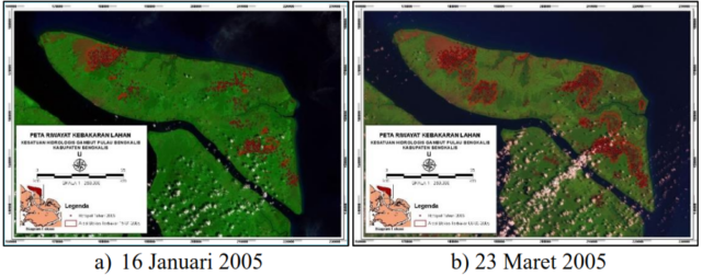 Karakteristik Spasial Dan Temporal Kejadian Kebakaran Lahan Gambut Di Pulau Bengkalis Riau